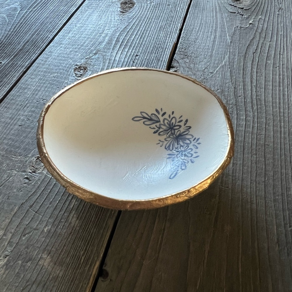 Handpainted Jewelry Ring Dish by The Painted Press - Picture 2 of 3